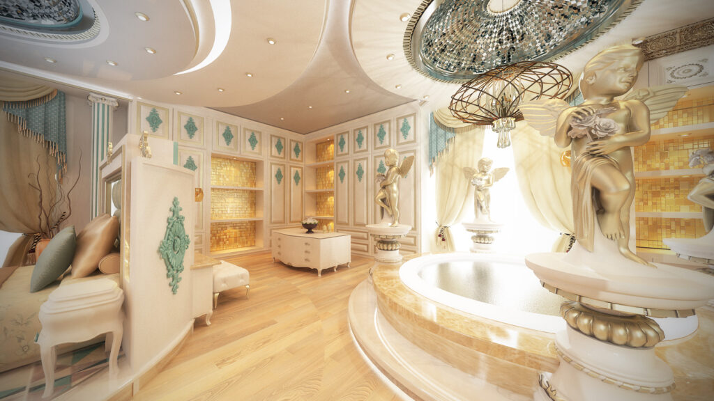 3D Design Luxury Penthouse concept render by DLD, view 19
