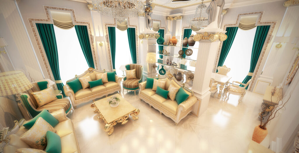 3D Design Luxury Penthouse concept render by DLD, view 11