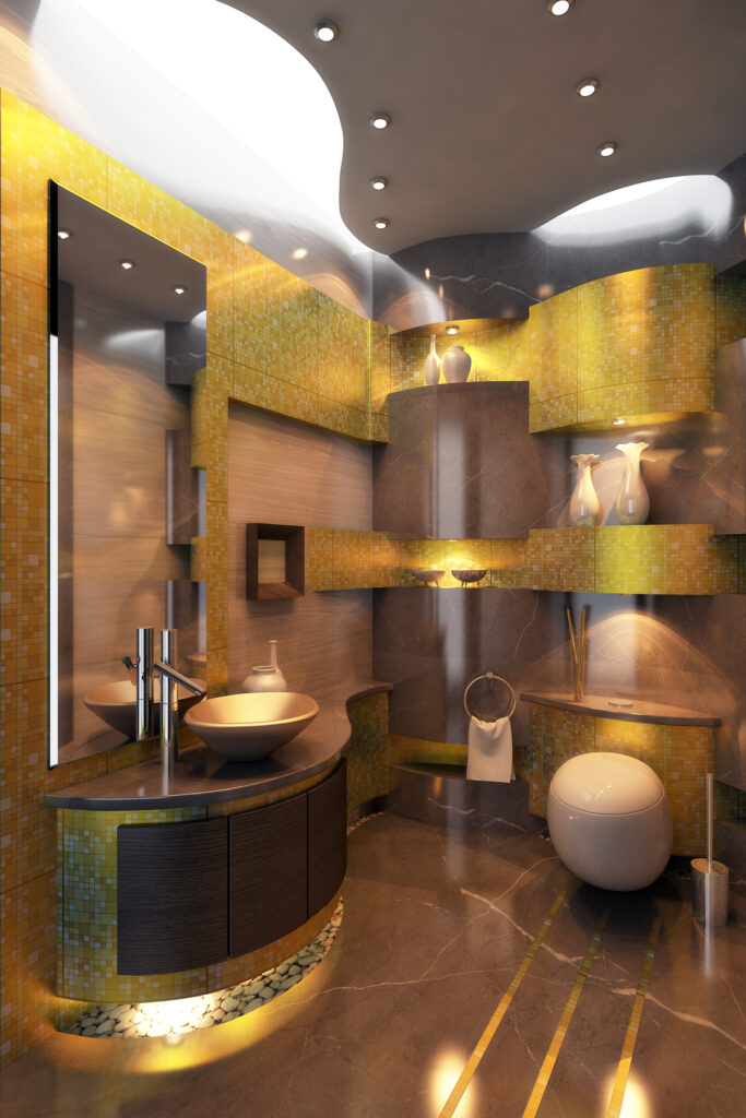3D Design Luxury Penthouse concept render by DLD, view 6