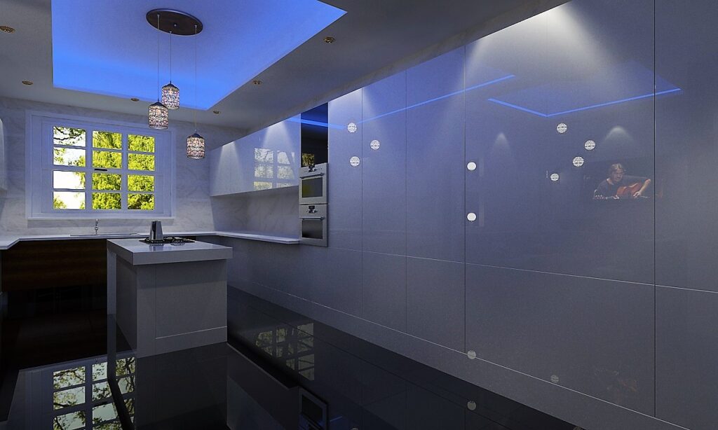 3D Design Luxury Penthouse concept render by DLD, view 25