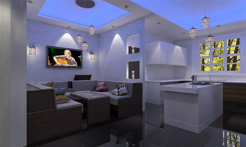 3D Design Luxury Penthouse concept render by DLD, view 26