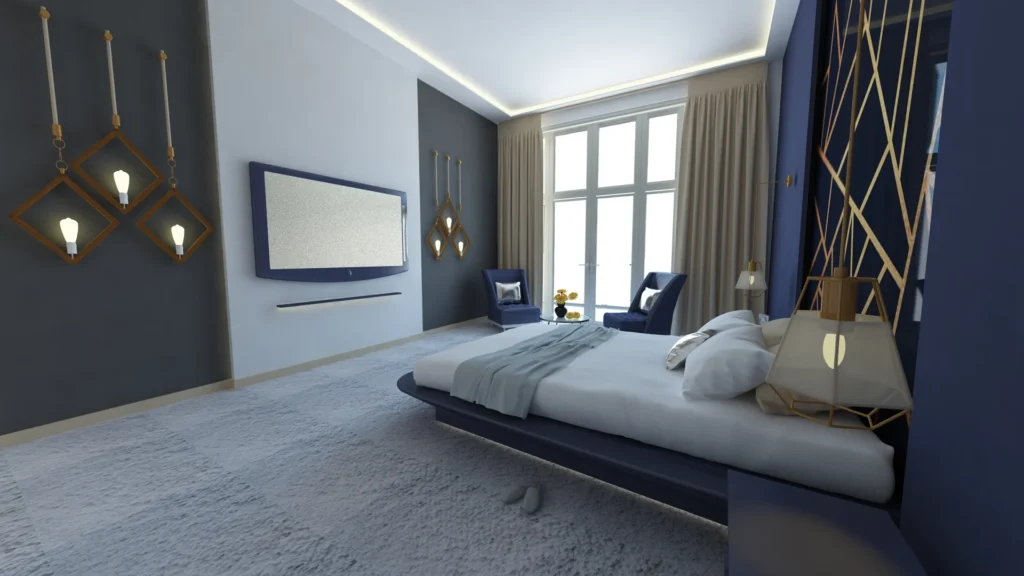 Murjan Building lobby interior concept render by DLD