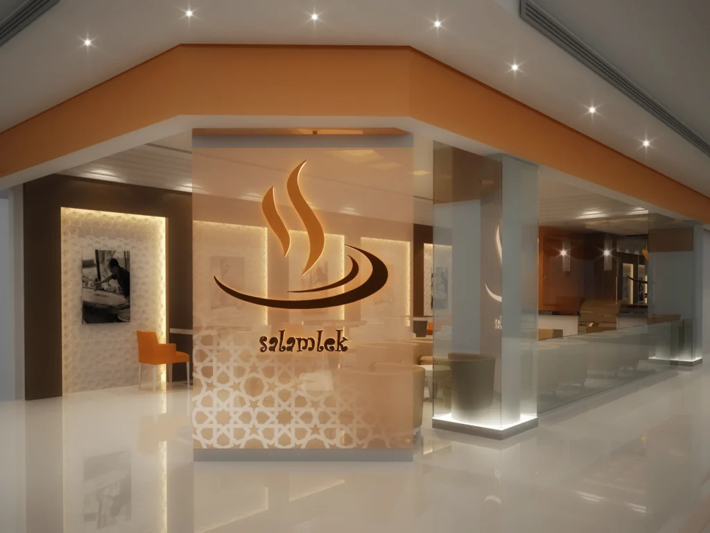 Salamlik Cafe interior fit-out by DLD, view 1