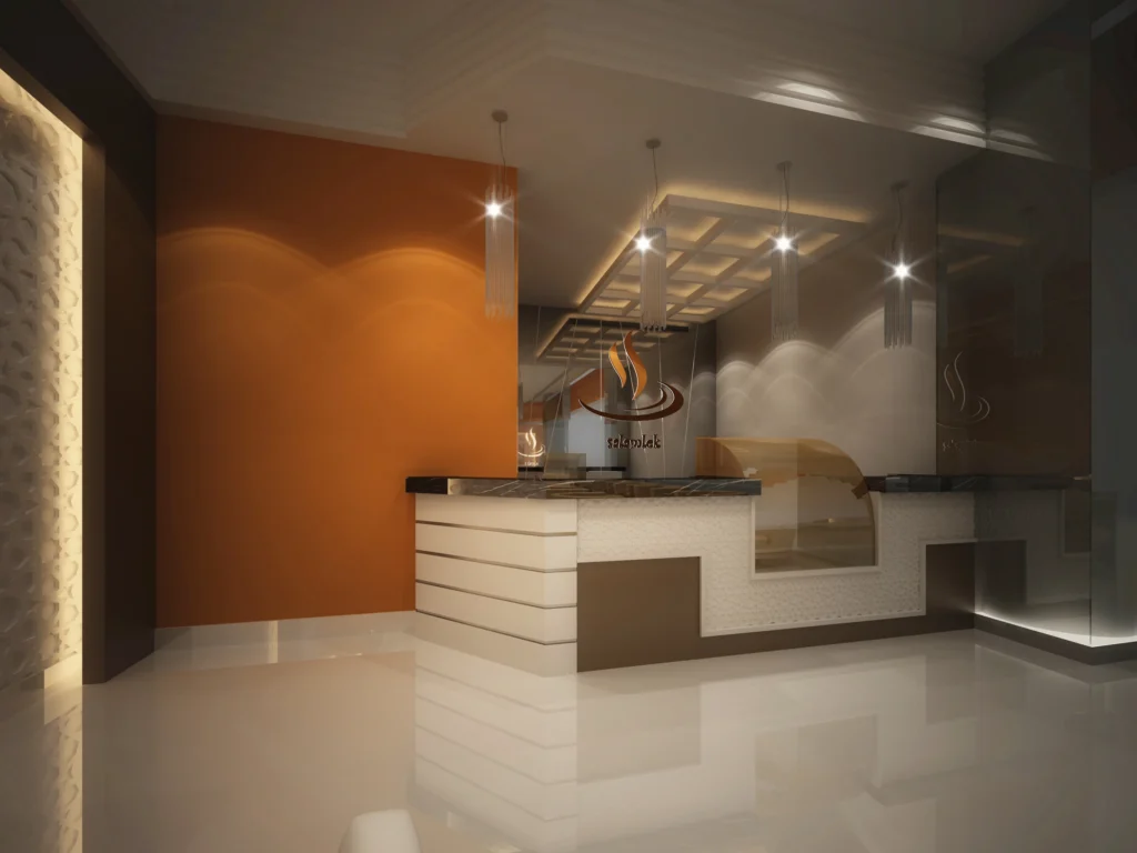 Salamlik Cafe interior fit-out by DLD, view 2