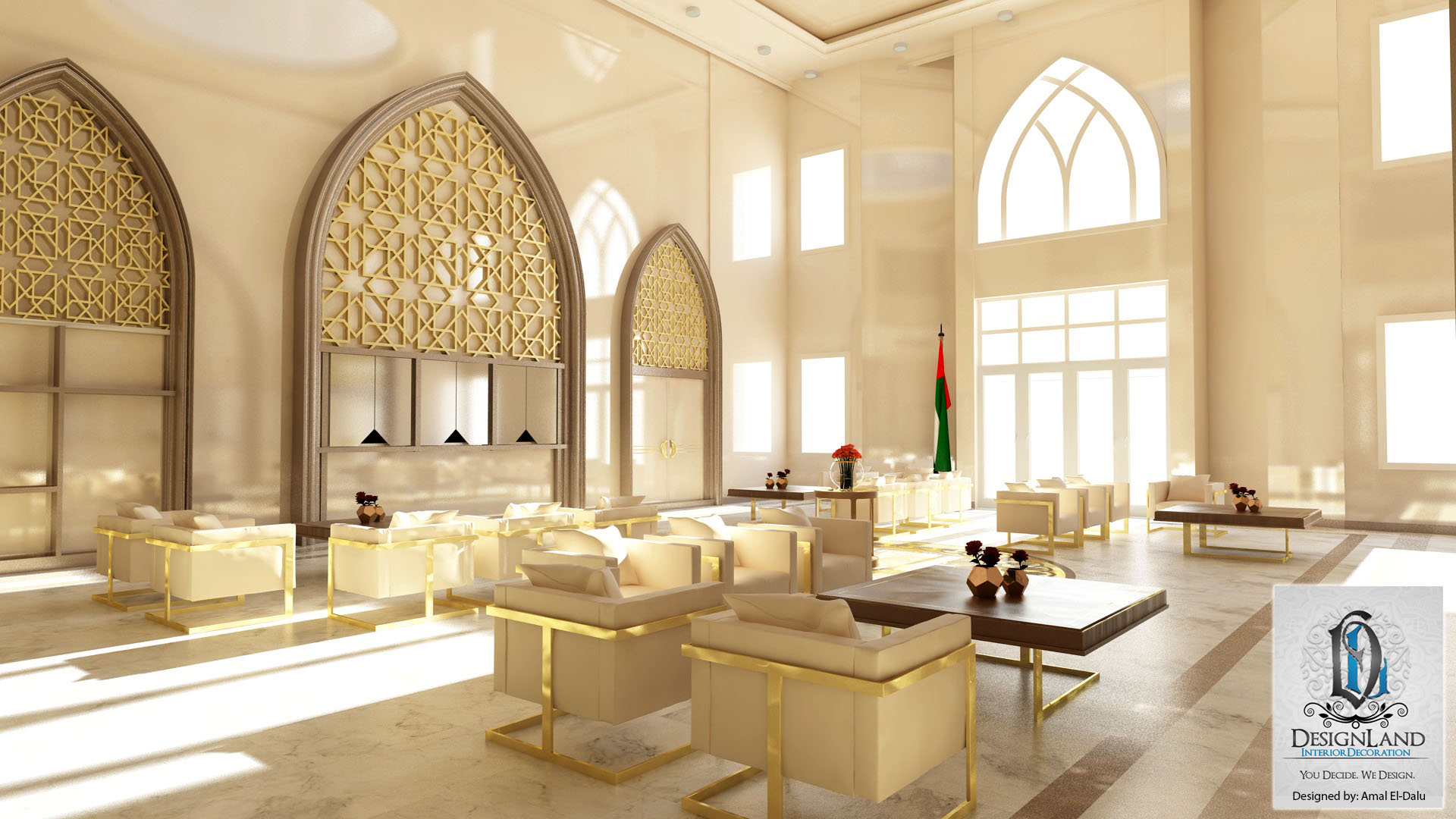 Interior design fit-out Sharjah project completed by DLD Design Line