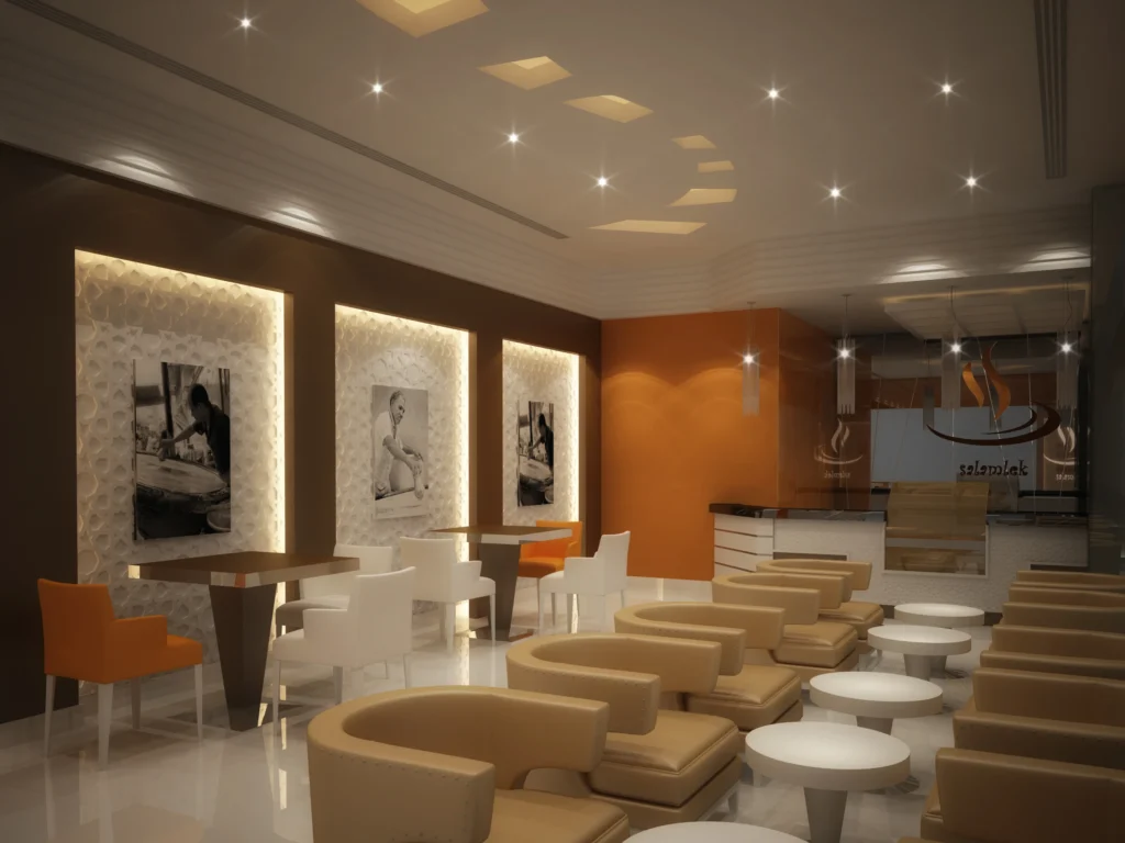 Salamlik Cafe interior fit-out by DLD, view 3