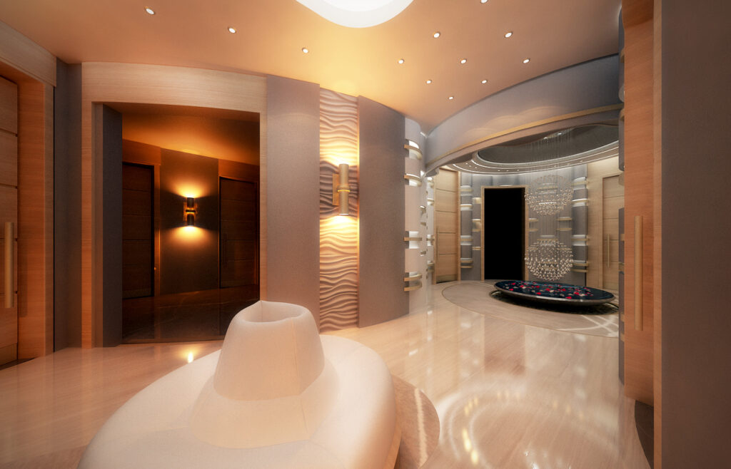 3D Design Luxury Penthouse concept render by DLD, view 3